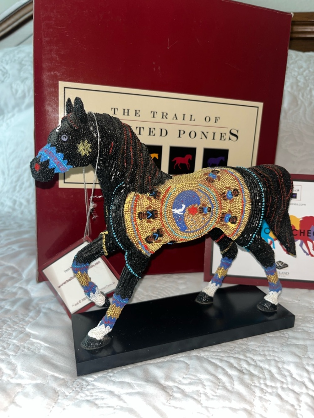 Navajo Black Beauty-The Trail of Painted Ponies - Picture 2 of 6